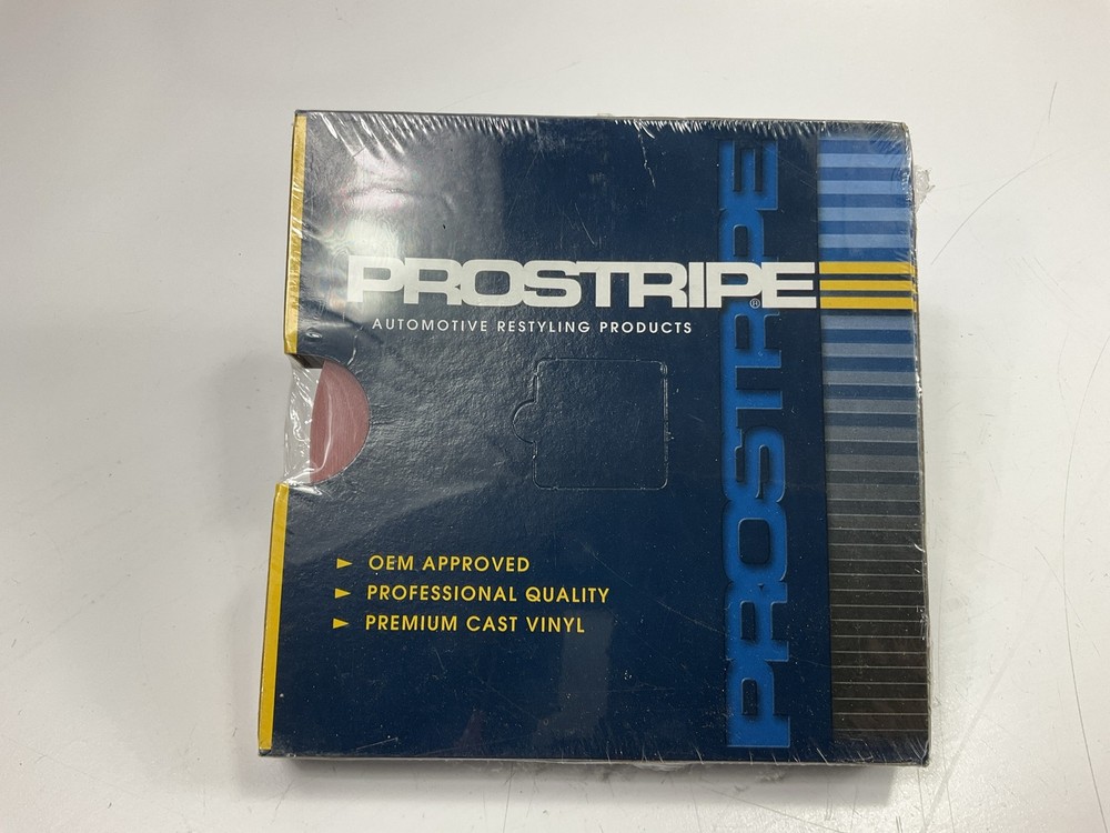 Prostripe R62820 Pinstripe Striping Tape, Silver / Tomato Red, 1/2″ X 150′