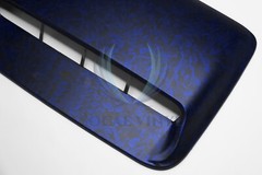 ESSMO PET Marble Forged Matte Carbon Fiber Royal Blue Car Vehicle Vinyl Wrap