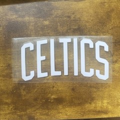 Celtics Decal/Sticker – Permanent Vinyl – 2.5”x5.25” – White