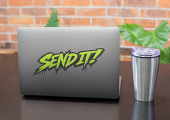 SEND IT! Motocross Vinyl Decal Graphic Dirt Bike Supercross Weatherproof Sticker