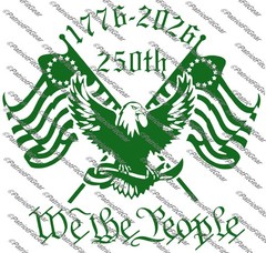 We The People, America’s 250th Anniversary,1176-2026,Faith, Freedom,Vinyl Decal