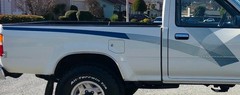VINTAGE STYLE VINYL DECALS GRAPHICS FITS TOYOTA PICKUPS/ 89 4×4 MODELS