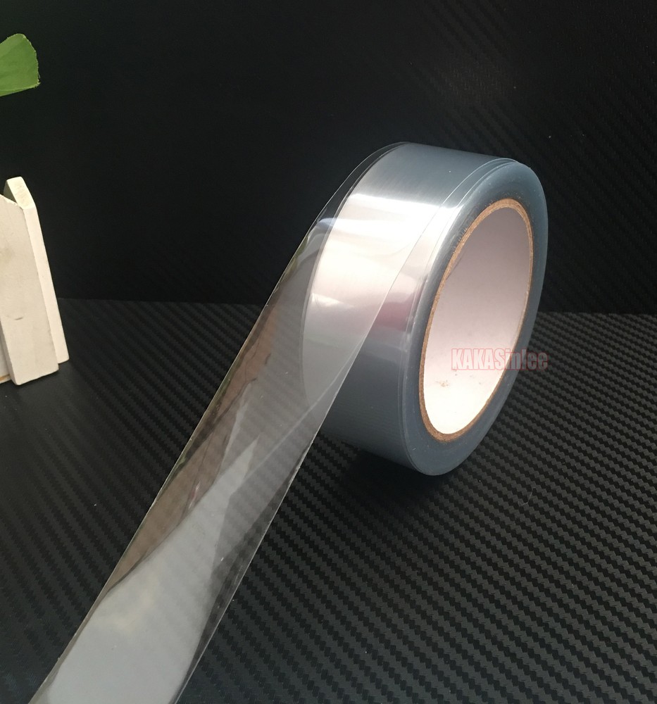 1.2″ Wide – Glossy Invisible Clear Car Paint Protective Film Vinyl Wrap Tape CF