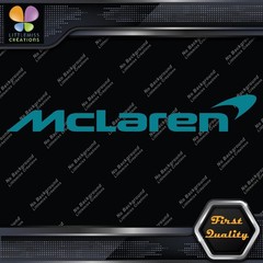 Compatible With McLaren Luxury Performance Cars Name Logo Vinyl Decals Stickers
