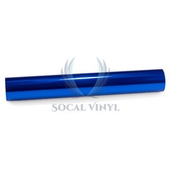 Supercast Easy Stretch Chrome Royal Blue Vinyl Wrap Bubble Free Sticker Decal