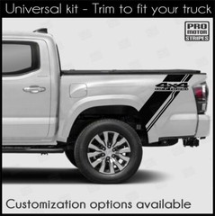 Dodge RAM 1500 2500 3500 Bed Box Side Accent Stripes Decals (Choose Color)