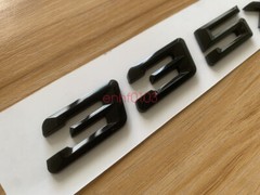 Gloss Black 3D ABS Letters Trunk 335xi Emblem Rear Badge for BMW 2017-2022 335xi