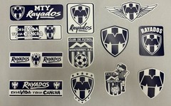 Rayados Monterrey Soccer Sticker Decal Liga MX Futbol Calcomania -YOU CHOOSE 2 –