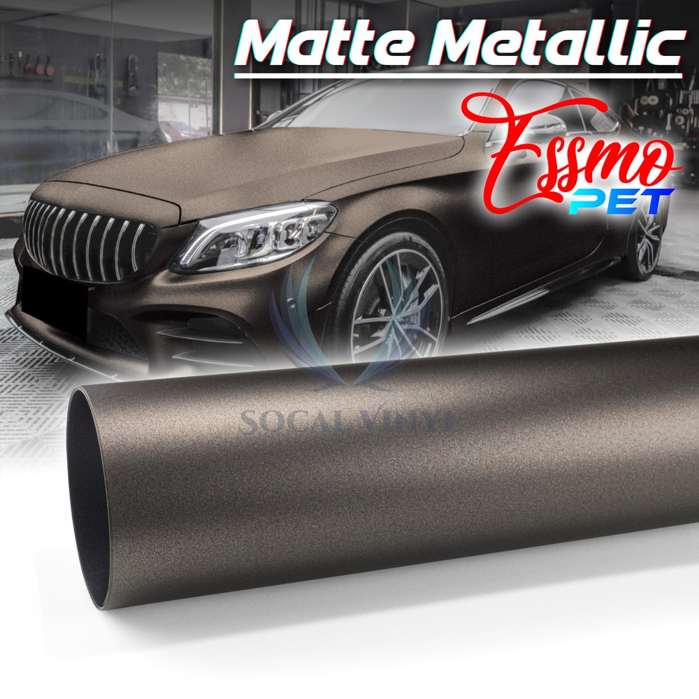 ESSMO PET Matte Metallic Car Auto Vinyl Vehicle Wrap Decal Sticker Sheet Film