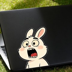 Surprised Animal Stickers Vinyl Waterproof Personalized for Window Laptop Wall