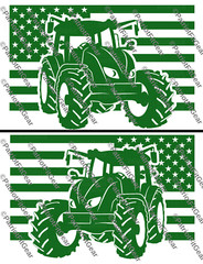American Farmer,Heart Of Our Nation,Dairy Farm,Farming,Tractor,Flag,Vinyl Decal