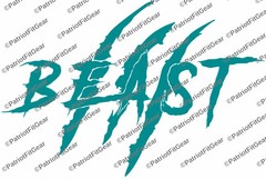 Beast,Beast Mode,Motivation,12″x9″,Fitness,Goals,#BeastMode,Custom Vinyl Decal