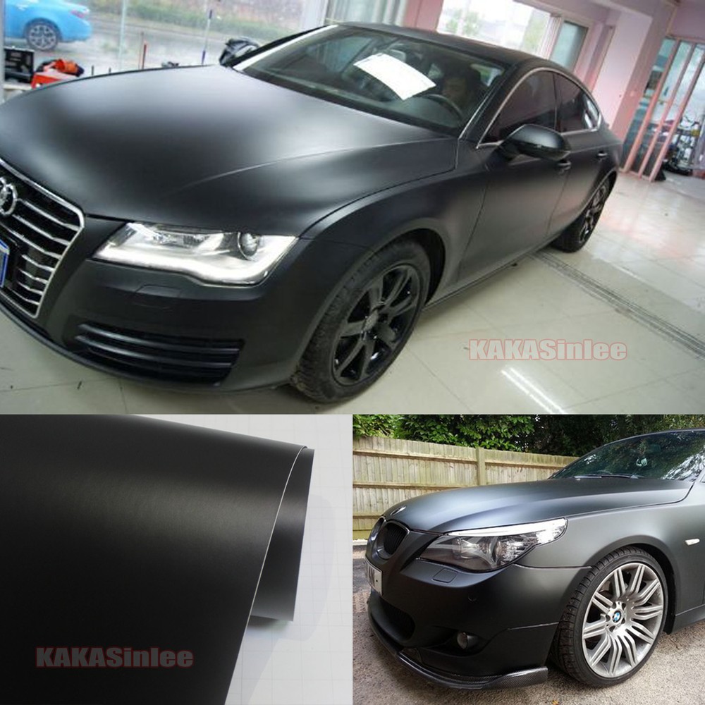 12″ x 60″ – 4 Colors Flat Entire Car Matte Finish Vinyl Wrap Film Sticker – CF