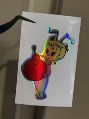 CINDY LOU WHO GRINCH DR SUESS LED Holographic Metallic 3” Vinyl Decal Sticker