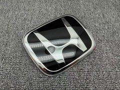 M-Tec 3pcs Black Front Rear Steering Badge Emblem Civic Sedan 06-15