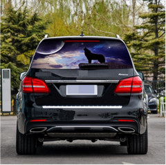 Car Rear Window Windshield Sticker Wolf Graphic Decal Vinyl Trim Auto Decoration