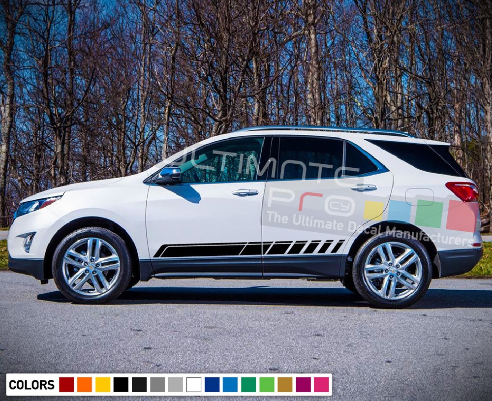 Decal sticker kit Stripe turbo For Chevrolet Equinox Carbon 2010 2016 2017 2022
