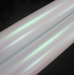 Air Release Satin Dawn White Pearl Metal Whole Car Vinyl Wrap Sticker Stretch US
