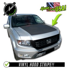 Hood Blackout Racing Stripe Decal Kit Vinyl – Fits 2009-2014 Honda Ridgeline