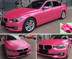 Flexible Pearl Metal Car Wrap Sticker Glitter Satin Chrome Vinyl Decal Pink US