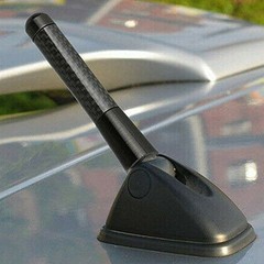 1/2set 3″ Car Carbon Fiber Radio Aerial Bee Sting Mast Antenna Arial Black
