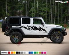 Decal For Jeep Wrangler JK JL Rubicon Sahara Willys Sport graphics design 2023