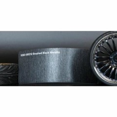 3M 2080 Scotchprint Brushed Black Metallic Vinyl Flex Car Wrap | BR212