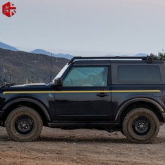 Upper Door Side Line Stripes Decal Stickers for Ford Bronco 2-Door 2021-2025