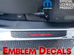 Jeep GLADIATOR JL Door Sill Plate Decals 2018 2019 2020 2021 2022 2023 24 25 26
