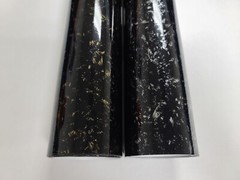 Gloss Forged Carbon Fiber CF Black Silver Gold Red Vinyl Car Wrap Sticker Decal
