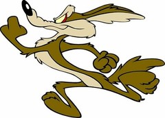 WILE E COYOTE RUNNING RIGHT or LEFT STICKER 3M USA TRUCK HELMET WINDOW CAR BIKE