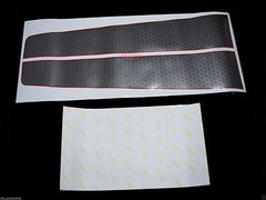 SILVER RED FRONT REAR TAILGATE STICKER X-SERIES FOR ISUZU D-MAX DMAX 2012-2015