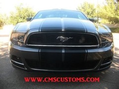 Ford MUSTANG 10″ DUEL Twin Vinyl Racing Stripes Decals 1/2″ Pinstriped 40 FEET