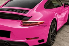 High Gloss Rose Red Glossy Car Vinyl Wrap Sticker Decal Sheet Film Air Release