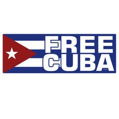 Free Cuba Rectangle Sticker – Car Truck Bumper Vinyl Decal Libre Protest PL1028