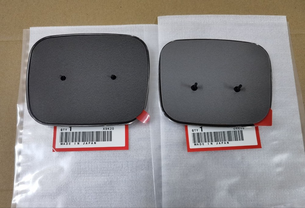 New/2pcs JDM Black Silver Front+Rear H Emble Badge For Honda 10th civic 2016-22
