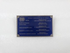 DATA PLATE FOR TYPENSCHILD LANCIA AURELIA FULVIA FLAMINIA FLAVIA OLSORTEN B-WARE