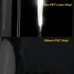 24″x60″ Ultra Gloss PET Emerald Green Metallic Vinyl Wrap Air Release 2FTx 5FT