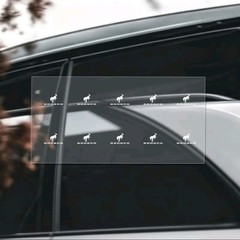 10pc Car Interior DIY Decorative Sticker Creative Emblem Badge Decal For BRONCO