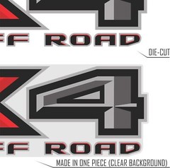 GOLD HOOK FX4 Off Road Decal Replacement Sticker F150 Bedside F Multicolor