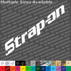 Custom Strap on tools decal sticker tool box mechanic Tech Technician joke