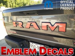 RAM 1500 Tailgate Emblem Decals 2025 Big Horn