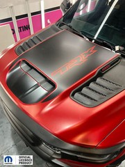 RAM TRX HOOD GRAPHICS WITH TRX MOPAR LICENSED PRODUCT 2 PIECE VINYL STICKERS