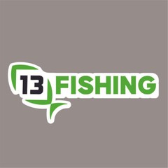 13 Fishing Lime Green Carpet Graphic Decal Sticker for Fishing Bass Boats