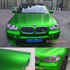 Modify Full SUV Car Wrap Matte Chrome Satin Metal Vinyl Sticker Green 65FT AX