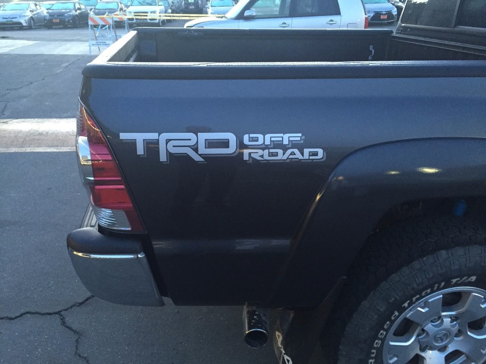 Tacoma TRD Off-Road bedside decal Silver/Gray 75996-0C070-A3 Genuine OEM