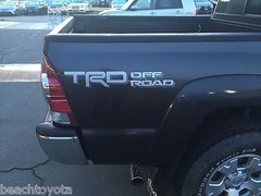 Tacoma TRD Off-Road bedside decal Silver/Gray 75996-0C070-A3 Genuine OEM