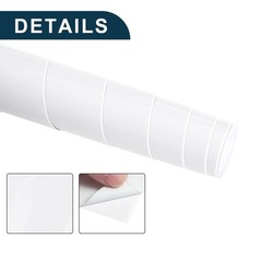 White Car Wrap Film 7.22ft x 59.84inch Vinyl Wrap Cover 1 Pc