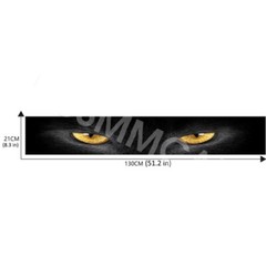 Car Decals Front/Rear Windshield Stickers Trim Vinyl 130*21cm Decoration DIY