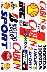 Dirt Bike Motorcycles Supercross Motocross ATV Lot 6 vinyl decals stickers D6015